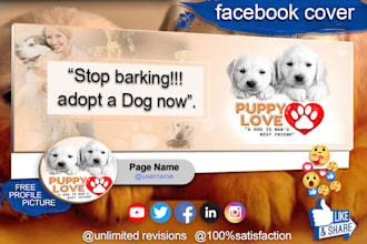design your facebook cover or social media banner