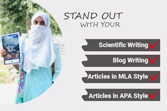 do scientific writing and blog writing