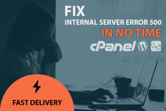 wordpress or any http 500 internal server error quickly
