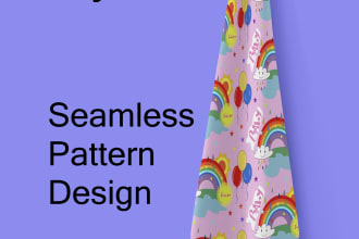 make vector repeat seamless pattern design