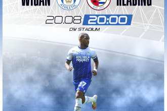 create an epic soccer poster