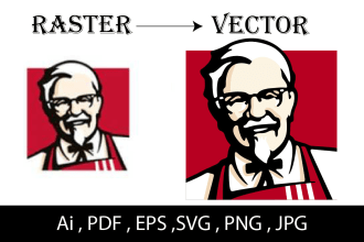 vectorize,vector trace,redraw,logo,image in high resolution