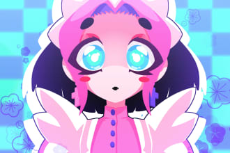 draw an anime style from the 80s