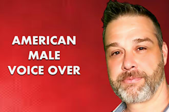 record an american male voice over
