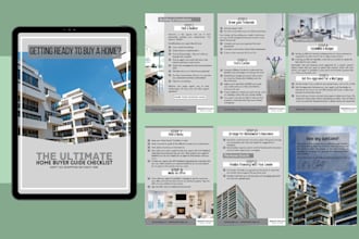 design real estate listing presentation or buyer and seller guide