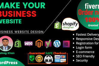 website design and wordpress custom themes design