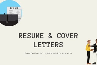 design and write a noticeable resume and cover letter