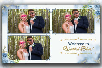 design creative photo booth template