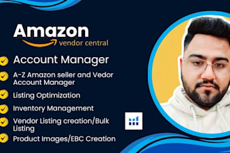 account manager for your amazon vendor central, managing vendor central expert