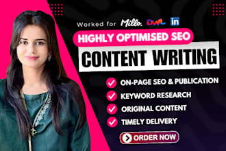 write original SEO business, legal, real estate, finance related blog articles
