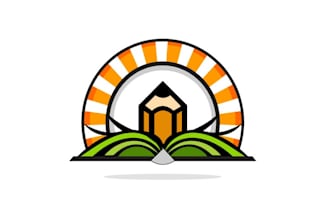 gorgeous education logo bonus free editable file