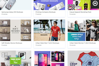 create custom graphic mockups for your logo