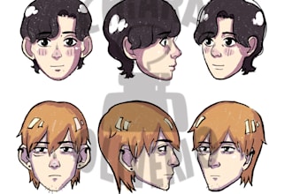 create a professional custom characters for you