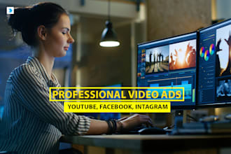 create trending video ads for business, youtube or facebook