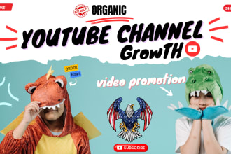 grow youtube channel by fast organic video promotion
