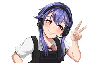 draw anime character design, oc, and fanart for you