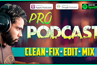 be your professional podcast editor