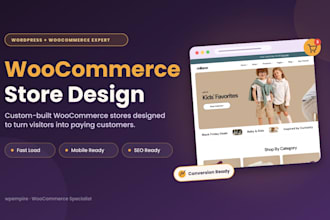 design a conversion focused woocommerce store on wordpress