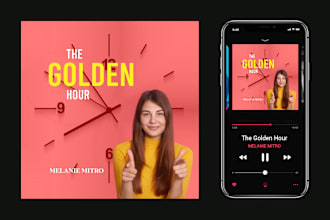 illustrate podcast cover art design in unique way