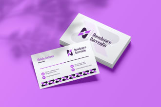 design luxury, unique and minimal business card design for you