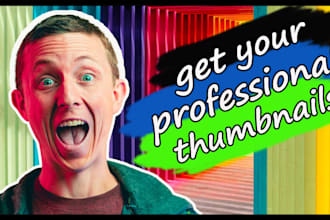 design catchy thumbnails for youtube