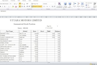internet research and data entry