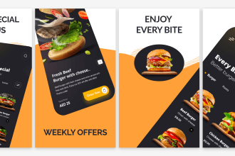 design attractive app screenshots for app store, play store