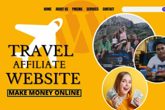 create travel affiliate website with travelpayouts