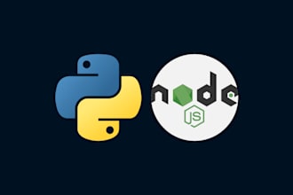 build python or node backend apis
