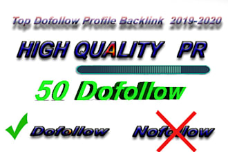 do 50 manually dofollow backlinks with high da pa