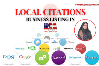 do local citations or business listing in USA