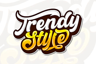 design custom typography t shirt, handwritten font or text logo