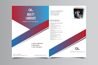 design professional brochure for your business