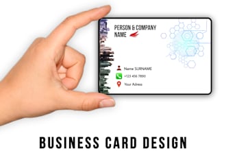 can prepare business card or advertising card