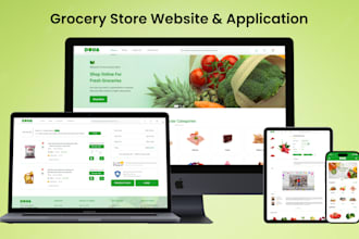 build grocery website and app solution