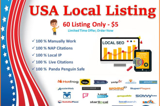 do top class USA local citations listing for your business