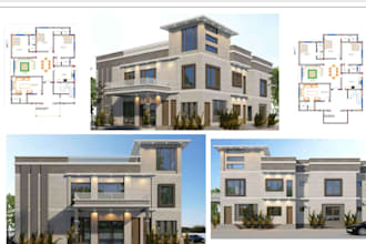 draw plan, section, elevation, site plan, master plan