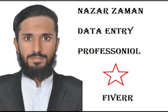 do data entry work in chinese, english, arabic, and urdu