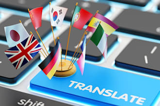 manually translate your docs from arabic and french to english