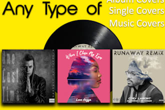 design music covers, single covers for you