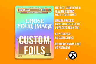 make personalized magic the gathering cards shipped to you