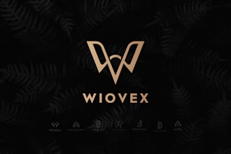 create modern minimalist and luxury business logo design