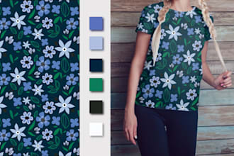 create a professional pattern design for any object