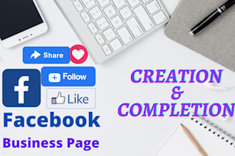 create an expert facebook business page and online store with product catalog