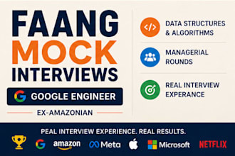 conduct faang mock interviews by a google engineer