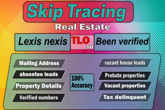 do skip tracing for real estate business