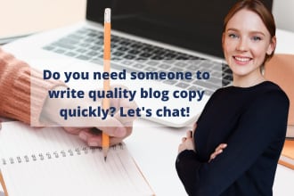 write your blog posts