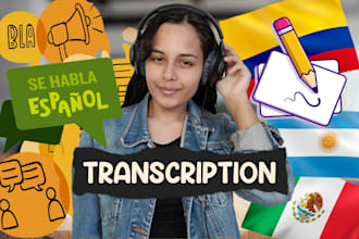 transcribe any spanish audio or video