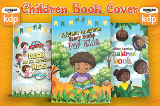do african american children book cover for kdp