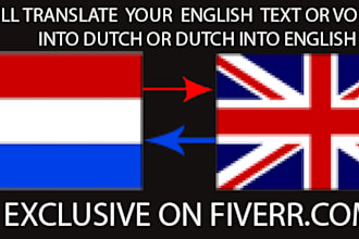 translate english into  dutch or dutch into english